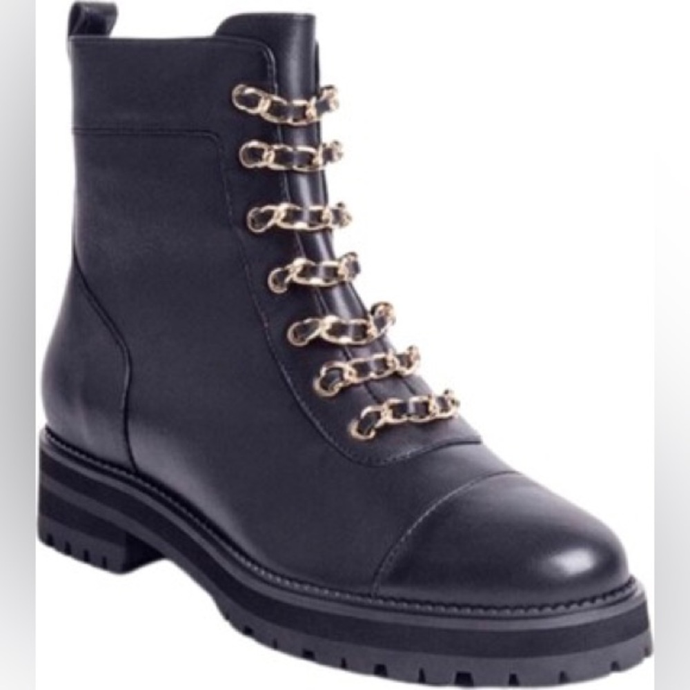 Cecelia New York Black Leather Ankle Boots